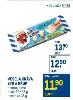 Makro Veselá kráva Sýr a Křup nabídka