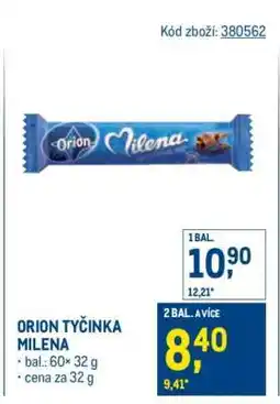 Makro Orion tyčinka Milena nabídka