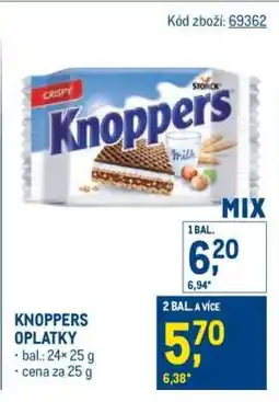 Makro Knoppers oplatky nabídka