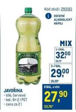 Makro Javořina nabídka
