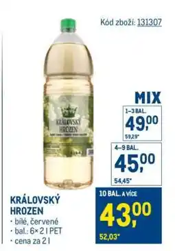 Makro Královský hrozen nabídka
