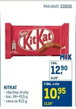 Makro KitKat nabídka