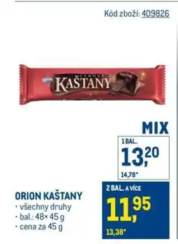 Makro Orion Kaštany nabídka