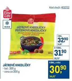 Makro Játrové knedlíčky nabídka