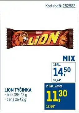Makro Lion tyčinka nabídka