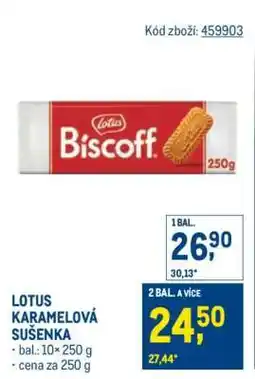 Makro LOTUS KARAMELOVÁ SUŠENKA nabídka