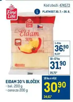 Makro Eidam 30 % bloček nabídka