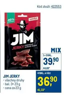 Makro Jim Jerky nabídka