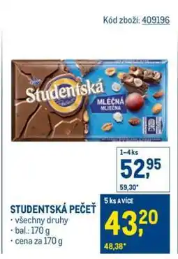 Makro Studentská pečeť nabídka