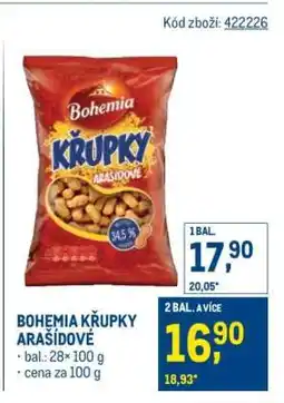 Makro Bohemia Křupky arašídové nabídka