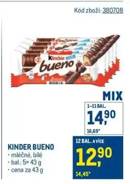 Makro KINDER BUENO nabídka