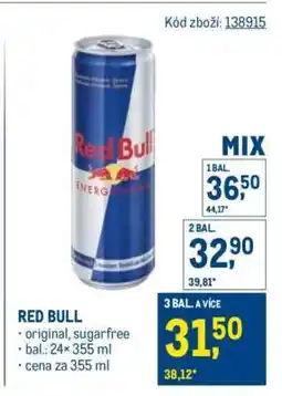 Makro Red Bull nabídka
