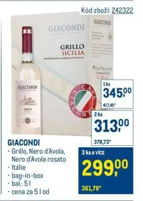 Makro Giacondi nabídka