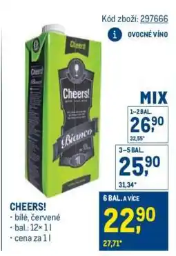 Makro Cheers nabídka