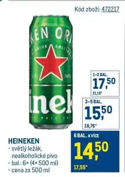 Makro Heineken nabídka