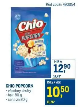 Makro Chio Popcorn nabídka