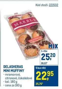 Makro Delasheras mini muffiny nabídka
