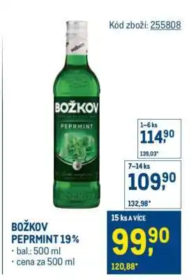 Makro Božkov Peprmint 19 % nabídka