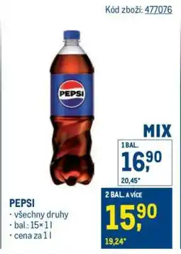 Makro Pepsi nabídka