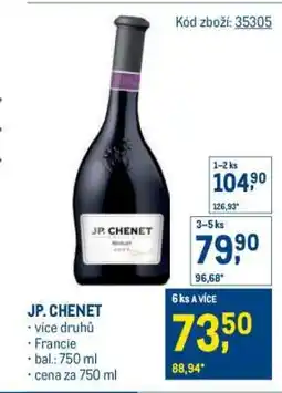 Makro JP. Chenet nabídka