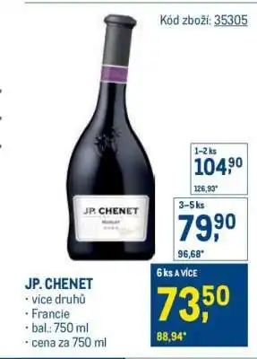 Makro JP. Chenet nabídka