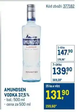 Makro Amundsen Vodka 37,5 % nabídka