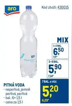 Makro Pitná voda nabídka