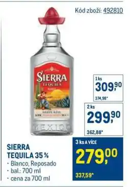 Makro SIERRA TEQUILA 35 % nabídka