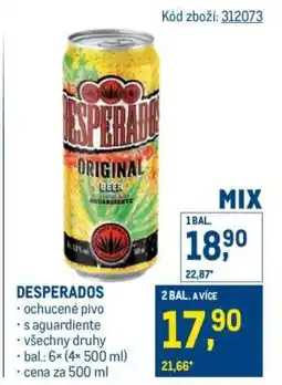 Makro Desperados nabídka