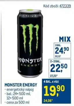 Makro Monster energy nabídka