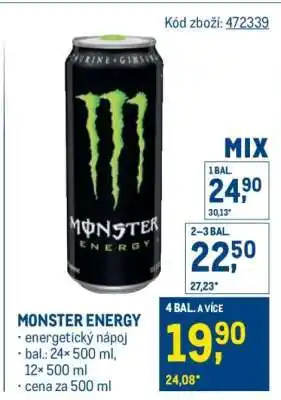 Makro Monster energy nabídka