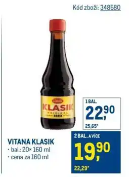 Makro Vitana Klasik nabídka