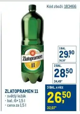 Makro Zlatopramen 11 nabídka