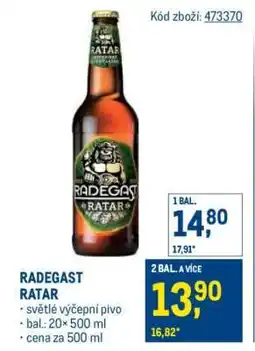 Makro Radegast Ratar nabídka