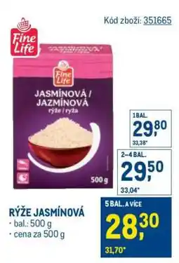 Makro Rýže jasmínová nabídka