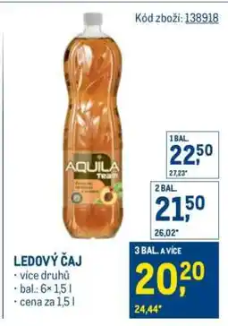 Makro LEDOVÝ ČAJ nabídka