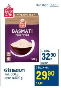 Makro Rýže basmati nabídka
