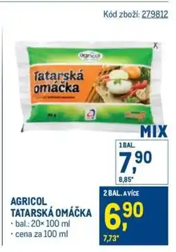 Makro AGRICOL Tatarská omáčka nabídka