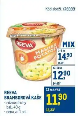Makro REEVA BRAMBOROVÁ KAŠE nabídka