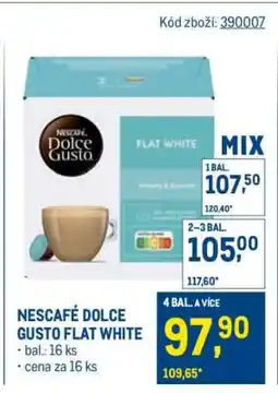 Makro NESCAFÉ DOLCE GUSTO FLAT WHITE nabídka