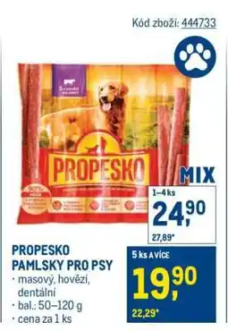Makro PROPESKO PAMLKSY PRO PSY nabídka