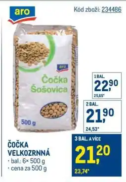 Makro Čočka velkozrnná nabídka