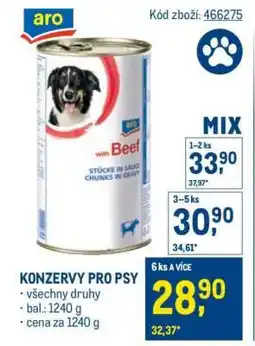 Makro Konzervy pro psy nabídka