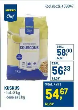 Makro Kuskus nabídka