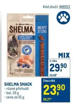 Makro SHELMA SNACK nabídka