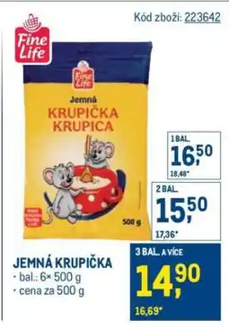 Makro Jemná krupička nabídka