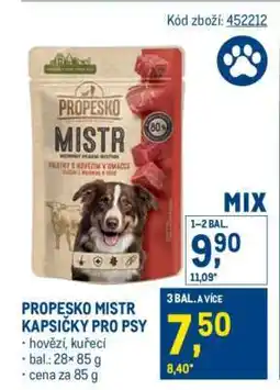 Makro Propesko Mistr Kapsičky pro psy nabídka