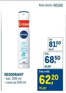 Makro Deodorant nabídka