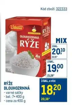 Makro Rýže dlouhozrnná nabídka