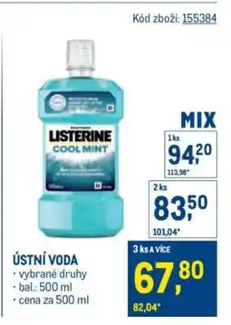 Makro Ústní voda nabídka